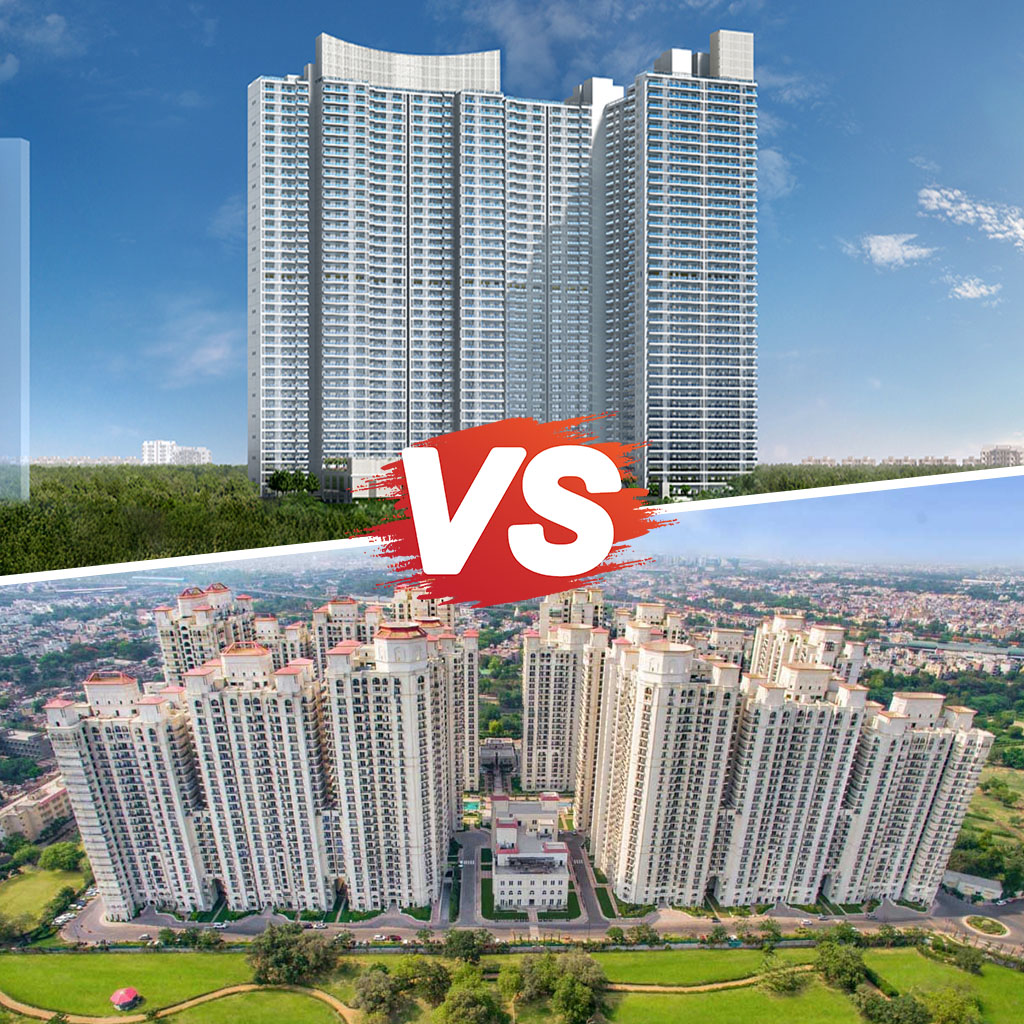DLF One Midtown vs DLF Capital Greens: What Really Sets Them Apart
